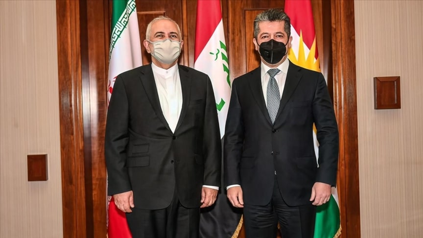 Cevat Zarif, Erbil’de IKBY Başbakanı Barzani ile görüştü