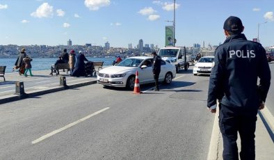 İstanbul’da sokak kısıtlamasında denetimler sürüyor