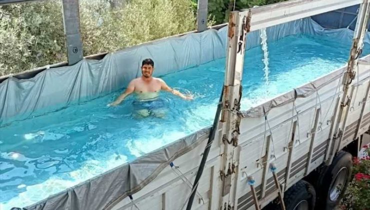 Antalya’da sıcakdan bunalanlara pratik çözüm