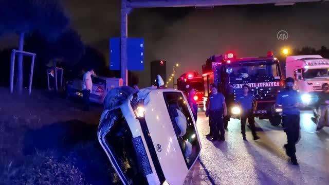 Şile otoyolunda trafik kazası