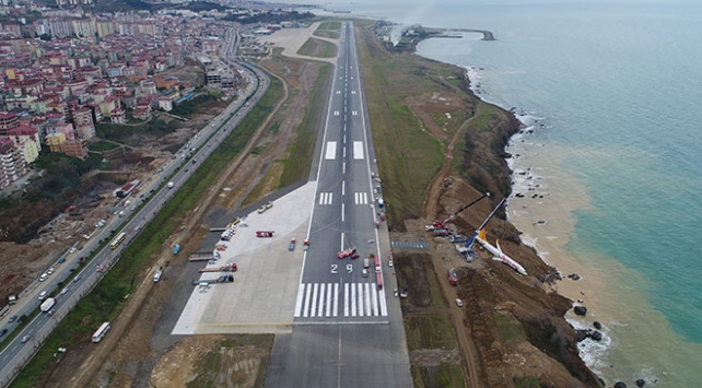 Trabzon Havalimanı yeniden uçuşlara açıldı
