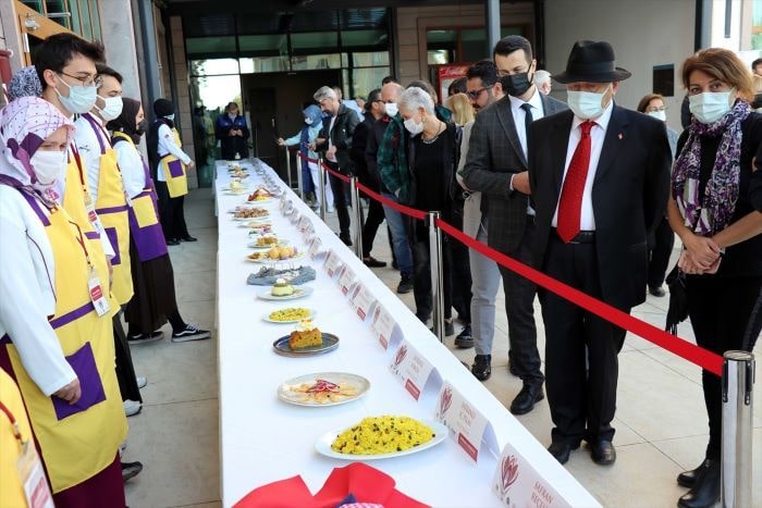 Safran Festivali kapsamında yemek yarışması yapıldı
