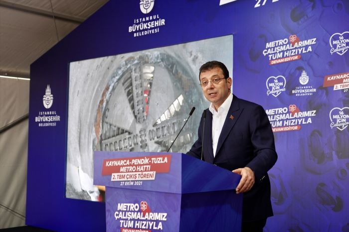 Kaynarca-Pendik-Tuzla Metro Hattı 2. TBM çıkış töreni yapıldı