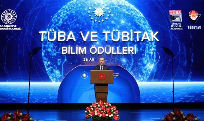 Erdoğan, “TÜBİTAK ve TÜBA Bilim Ödülleri Töreni”nde konuştu