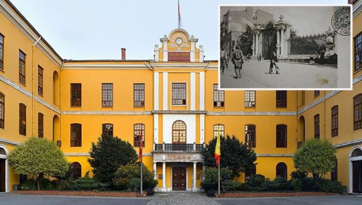 Galatasaray Lisesi’nde hırsızlık şoku! 150 yıldır aynı yerde duran tarihi yılan heykeli çalındı